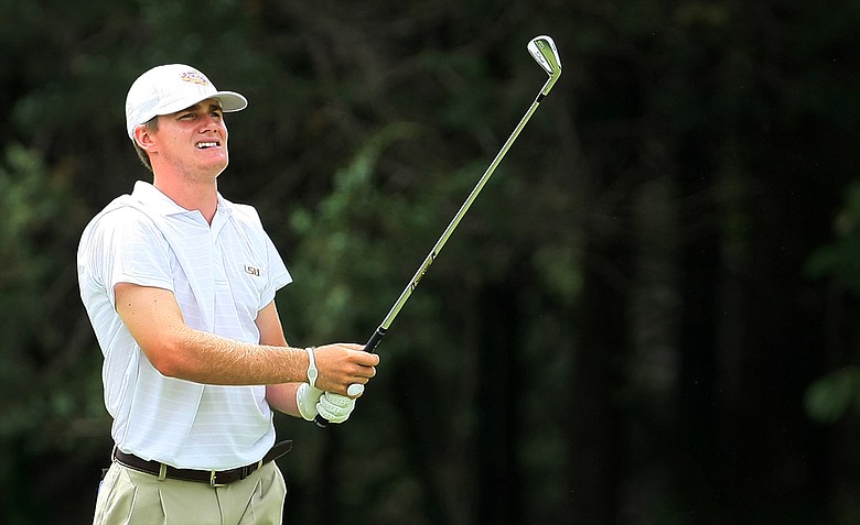 LSU's John Peterson during Thursday stroke play at the 2011 NCAA Division I Men's Golf Championship.