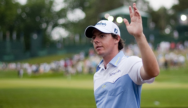Rory McIlroy takes an eight-shot lead into the final round of the U.S. Open.