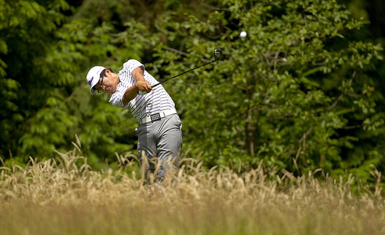 Jim Liu during the first round of the 2011 U.S. Junior Amateur
