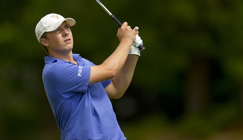 Jordan Spieth during the Round of 16 at the U.S. Junior Amateur at Gold Mountain.