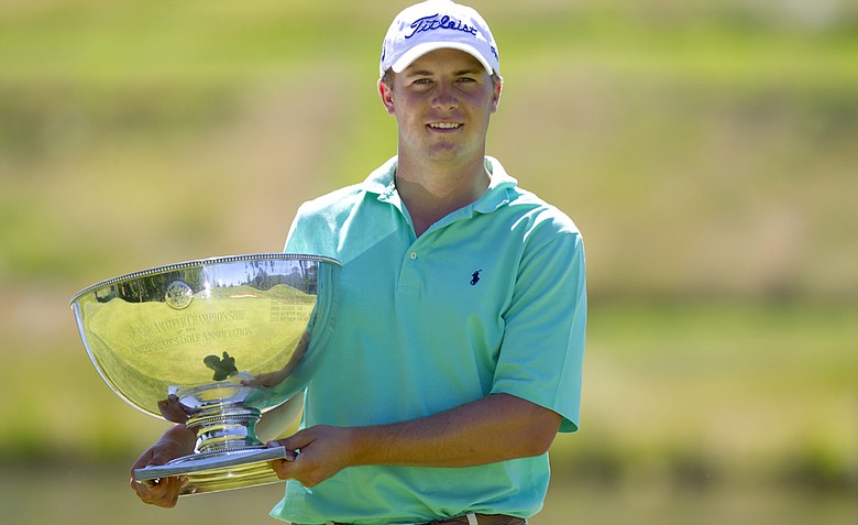 Jordan Spieth after winning the 2011 U.S. Junior Amateur