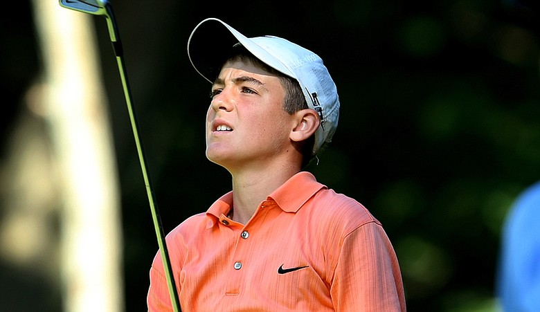 Scotty Scheffler during the 2010 U.S. Junior Amateur.
