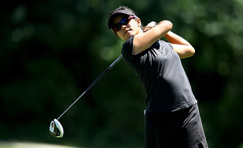 Stephanie Kono defeated Lydia Ko, 3 & 2, during the Round of 32 at the U. S. Women's Amateur Championship at Rhode Island Country Club in Barrington, Rhode Island.