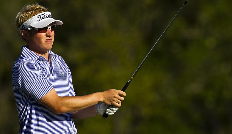 Bobby Leopold during the Round of 32 at the U.S. Amateur.