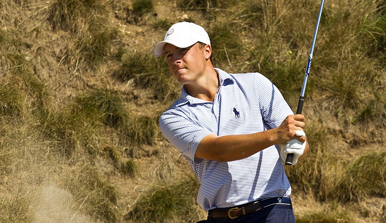 Jordan Spieth during the Round of 16 at the U.S. Amateur.