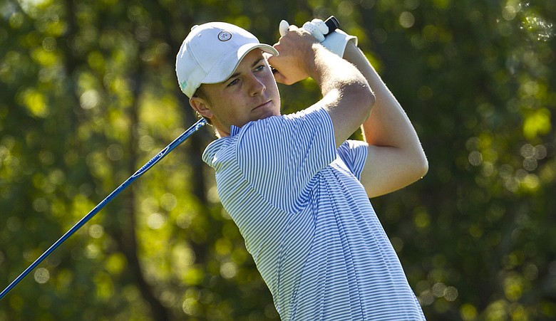 Jordan Spieth during the Round of 16 at the U.S. Amateur.