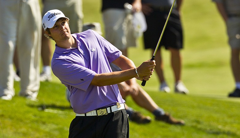 Peter Uihlein during the Round of 16 at the U.S. Amateur.