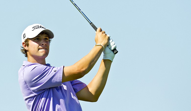 Peter Uihlein during the Round of 16 at the U.S. Amateur.