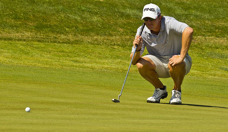 Jordan Russell during the semifinals of the U.S. Amateur.