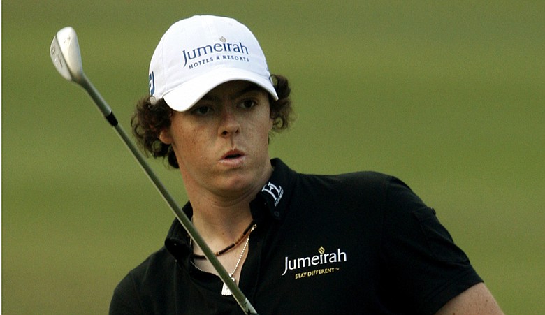 Rory McIlroy climbed to the top of the leaderboard during Round 2 of the European Masters and into a four-way tie for the lead.