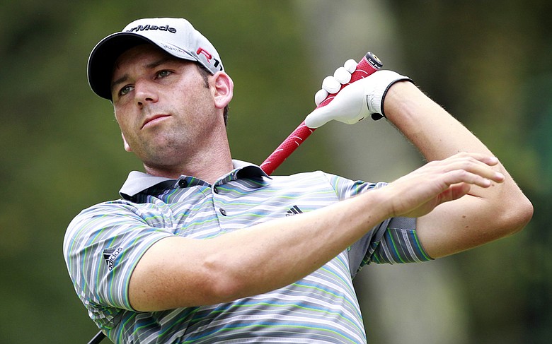 Sergio Garcia at the Deutsche Bank Championship