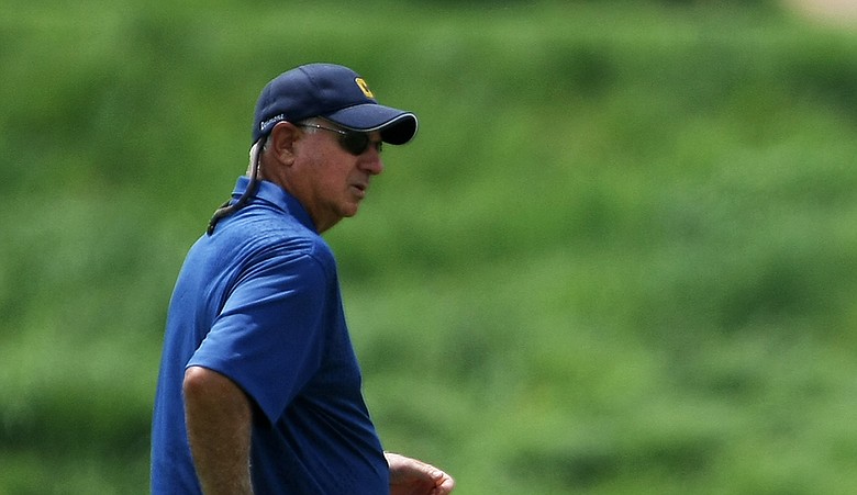 Cal coach Steve Desimone during the 2011 NCAA Championship.