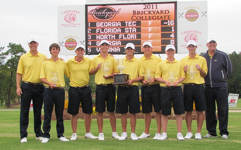 The Georgia Tech men's golf team won the Brickyard Collegiate on Oct. 9.