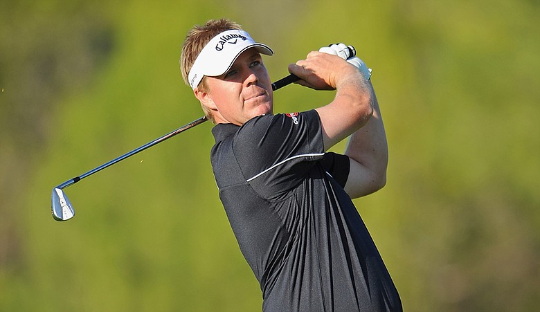 Ross McGowan during Round 1 of the Castello Masters.