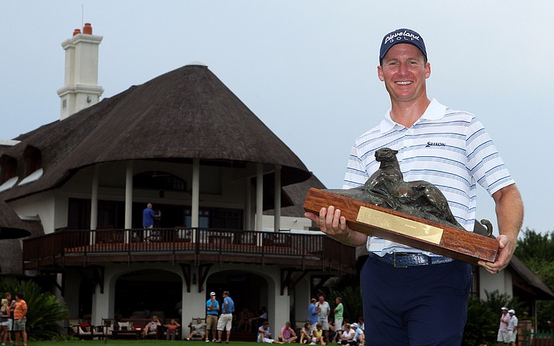 Garth Mulroy after winning the 2011 Alfred Dunhill Championship