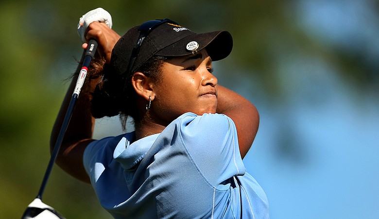 Ginger Howard during the first round of LPGA Q-School.