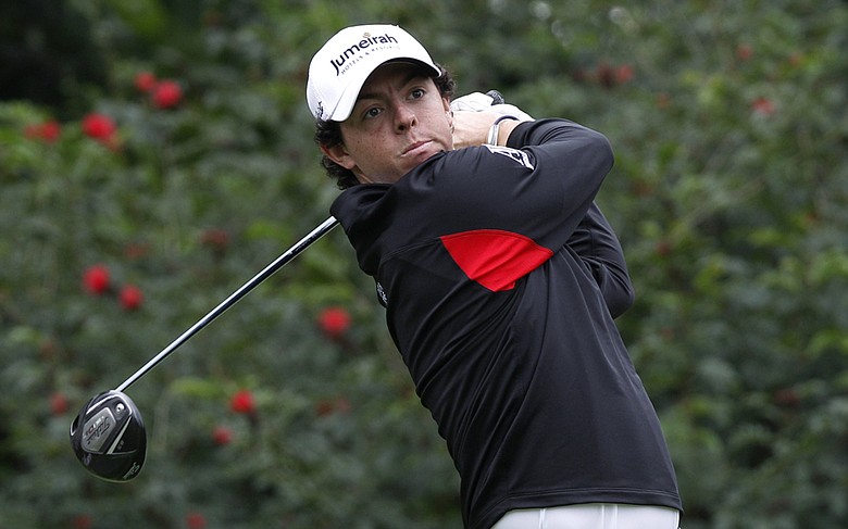 Rory McIlroy during Round 1 of the Hong Kong Open