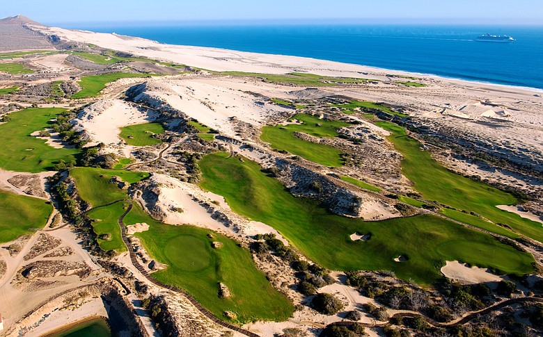 An aerial of Diamante Cabo San Lucas