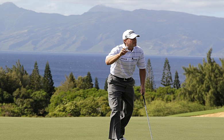 Steve Stricker during Round 2 of the Tournament of Champions.