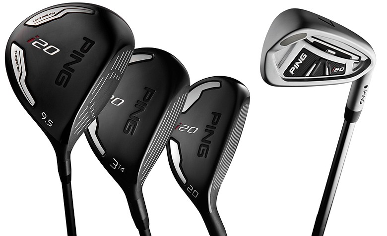 The new Ping i20 series, which includes drivers, irons, fairway woods and hybrids.