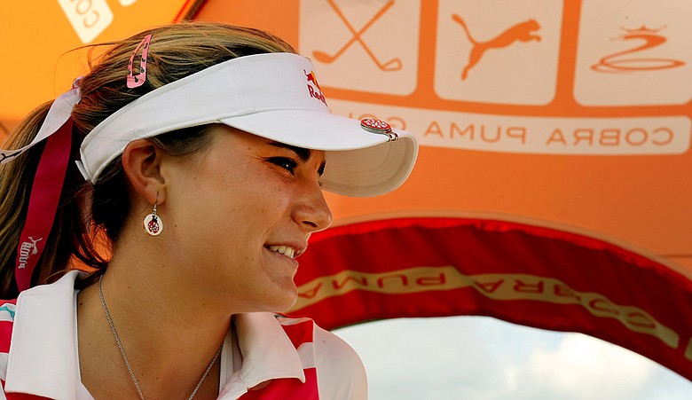 Lexi Thompson during the Demo Day for the PGA Merchandise Show.