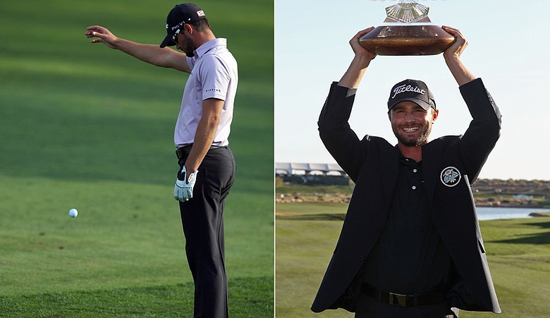 After a heartbreaking loss at Torrey Pines (left), Kyle Stanley bounced back the following week to win at Phoenix.