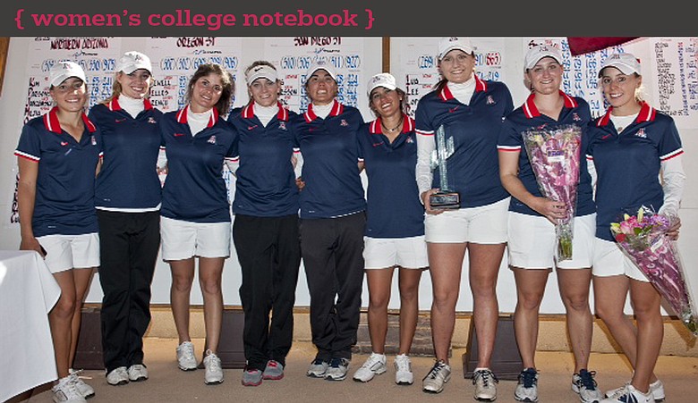 Arizona women's golf team