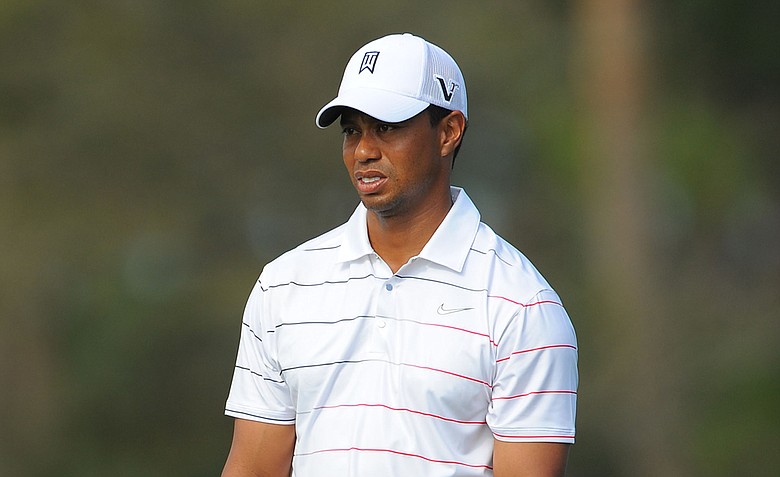 Tiger Woods during the first round of the Honda Classic.