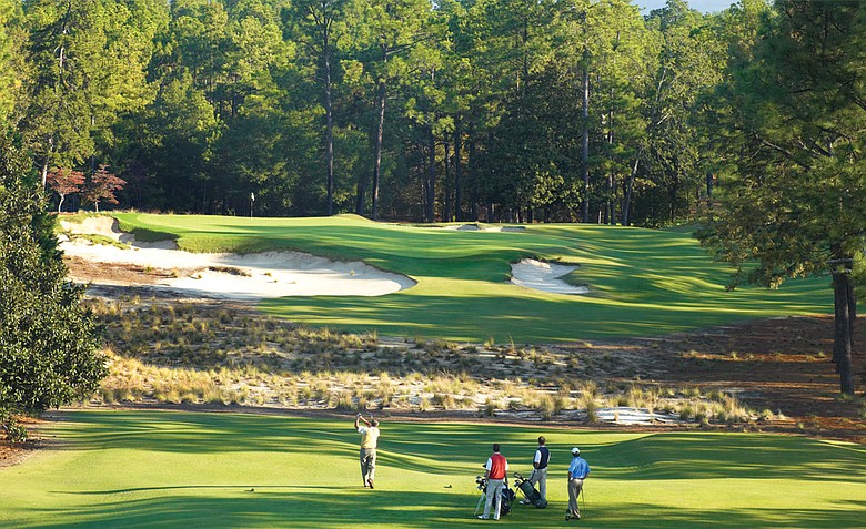 The ninth hole at Pinehurst Resort (No. 2).