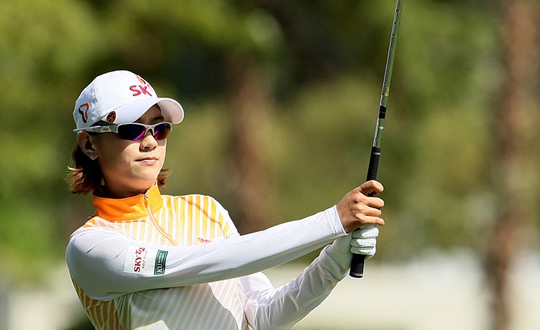 Na Yeon Choi at No. 1 on Thursday at the Kraft Nabisco Championship.