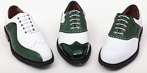 FootJoy's offering: customized green shoes