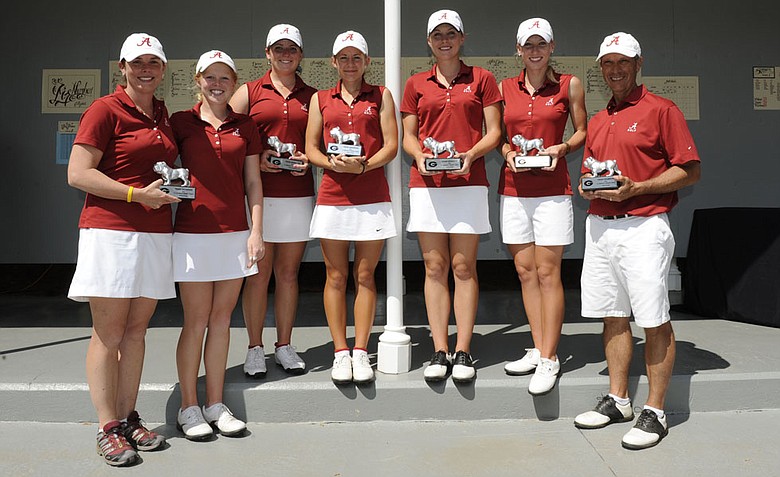 Alabama women's golf team, winner of the Liz Murphey Collegiate Classic.