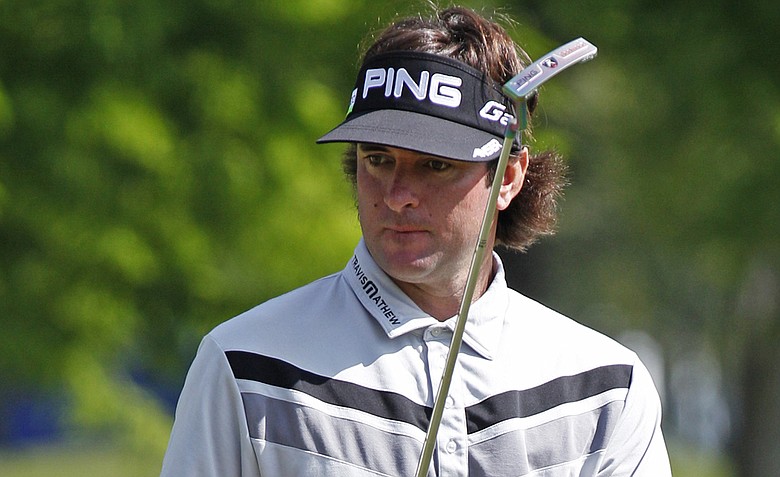 Bubba Watson during Round 1 of the Zurich Classic of New Orleans.