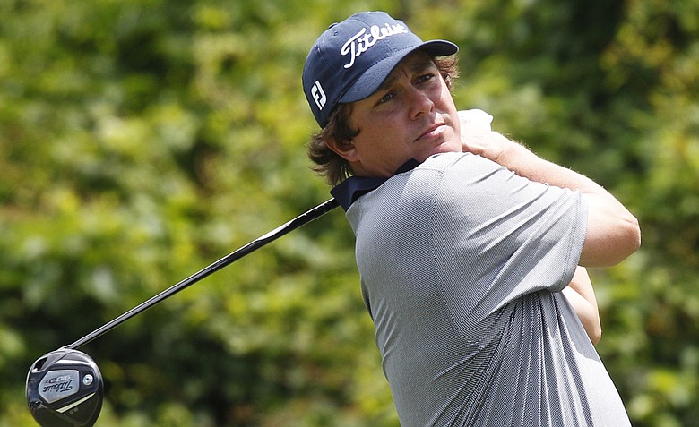 Jason Dufner during Round 3 of the Zurich Classic.