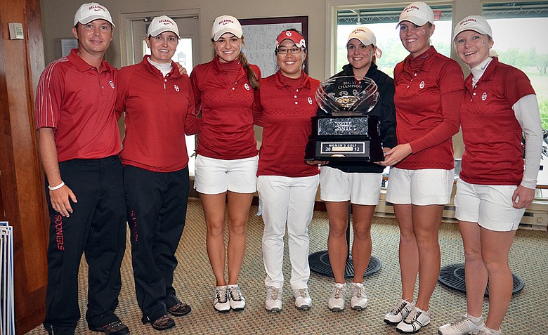 Oklahoma after winning the Big 12 Conference Championship.