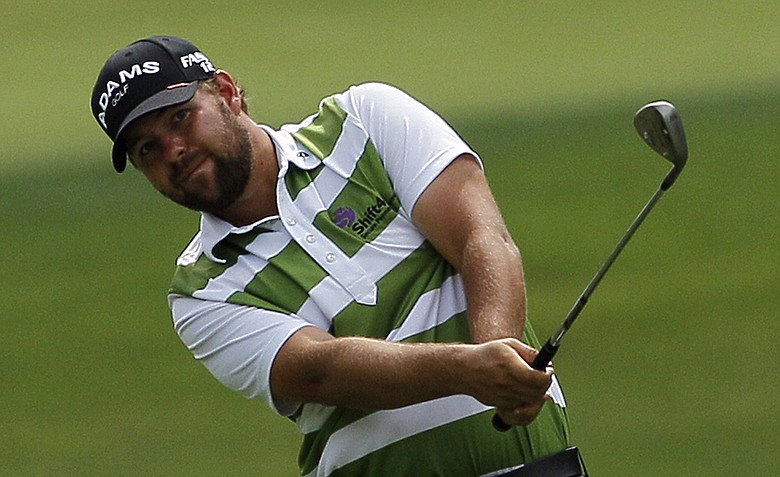 Ryan Moore during the second round of the Wells Fargo Championship.