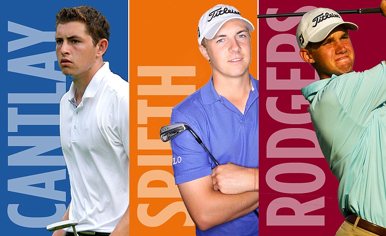 2012 Hogan Award finalists: UCLA's Patrick Cantlay, Texas' Jordan Spieth and Stanford's Patrick Rodgers.