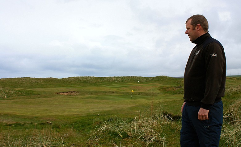 Kevin Smith, head greenkeeper at Machrihanish Dunes Golf Club.