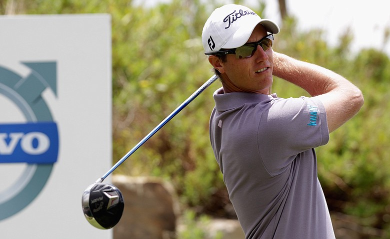 Nicolas Colsaerts during the championship match at the Volvo World Match Play Championship.