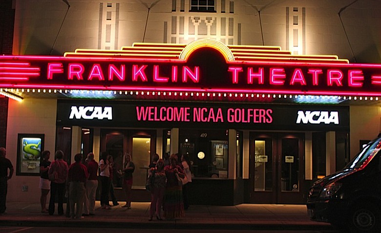 Vince Gill put on a private performance at the Franklin Theatre in Franklin, Tenn. for the NCAA finalists.