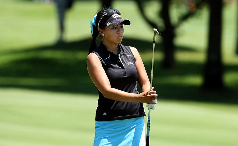 UCLA's Brianna Do watches her shot at No. 9 on Wednesday at the 2012 NCAA Division I Women's Golf Championships.