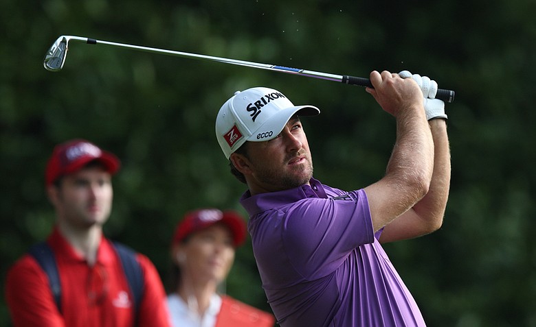 Northern Ireland's Graeme McDowell on the 2nd tee during day one of the BMW PGA Championship.