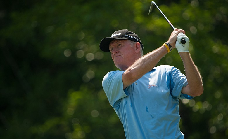 Roger Chapman won the Senior PGA Championship by two strokes on Sunday.