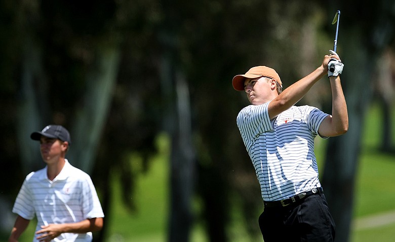 Jordan Spieth of Texas during the 2012 NCAA Championship at Riviera Country Club.