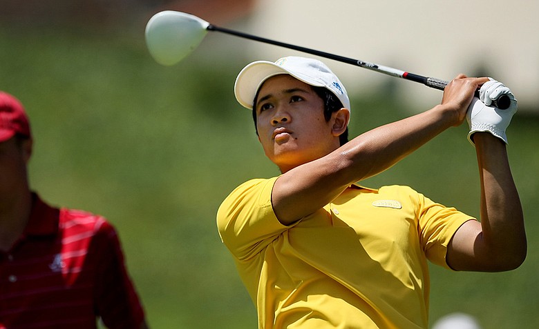 UCLA's Anton Arboleda during the final round of stroke play at the 2012 NCAA Championship.
