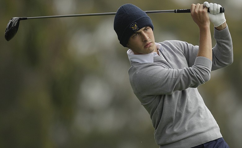 Amateur Patrick Cantlay during a practice round for the U.S. Open Championship golf tournament Thursday, June 14, 2012, at The Olympic Club in San Francisco.