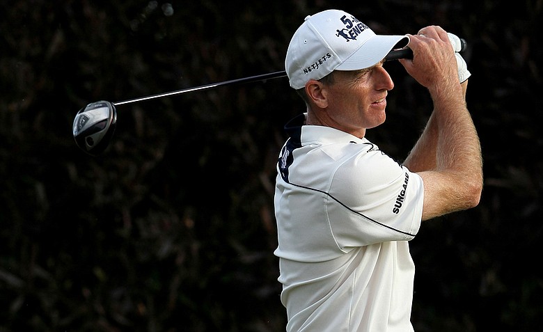 Jim Furyk tees off with Graeme McDowell at 3:10 p.m. PDT on Sunday.