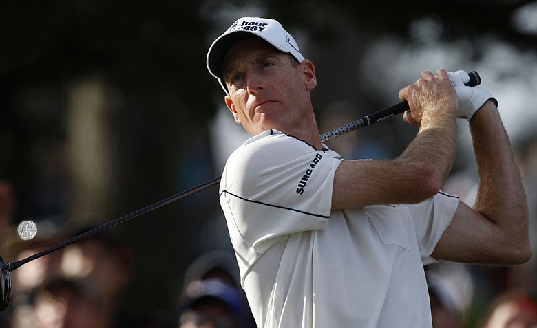 Jim Furyk during Round 3 of the U.S. Open.