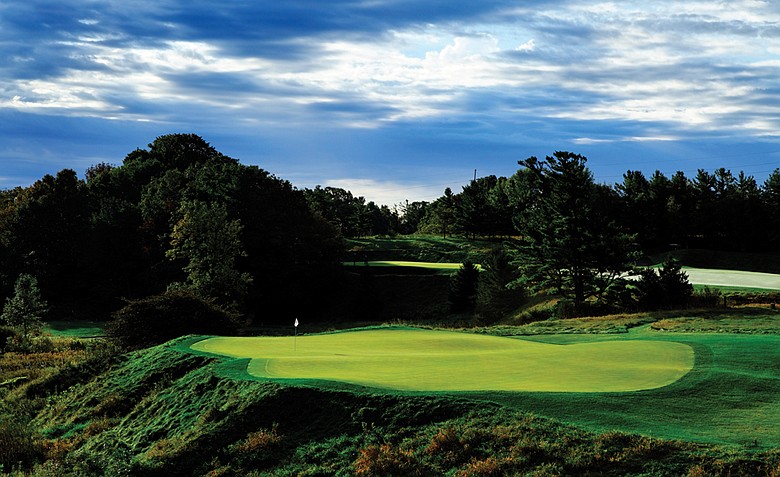 The sixth hole of Blackwolf Run Golf Course as seen on Sunday, September 19, 2010 in Kohler, Wis.