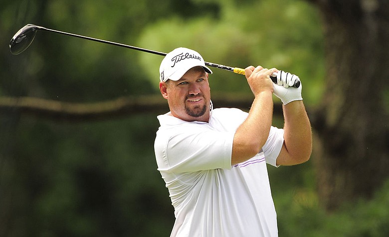 Brendon de Jonge during the third round of the AT&T National.